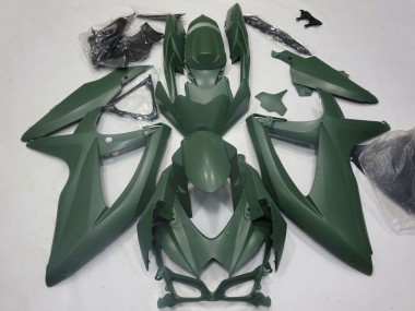 Shop 2008-2010 Suzuki GSXR 600 / GSXR 750 Motorcycle Fairings - Army Green Canada
