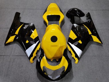 Shop 2001-2003 Suzuki GSXR 600 / GSXR 750 Motorcycle Fairings - Yellow White Glossy Black Canada