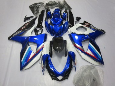 Shop 2008-2010 Suzuki GSXR 600 / GSXR 750 Motorcycle Fairings - Blue White Glossy Black Red Canada