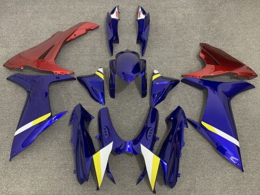 Shop 2011-2024 Suzuki GSXR 600 / GSXR 750 Motorcycle Fairings - Blue with Red Lowers Canada