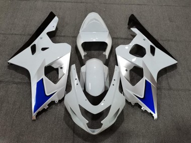 Shop 2004-2005 Suzuki GSXR 600 / GSXR 750 Motorcycle Fairing Kits - White Blue Black Canada