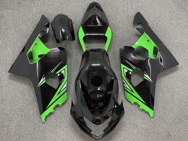 Shop 2004-2005 Suzuki GSXR 600 / GSXR 750 Motorcycle Fairings - Glossy Black Green Canada
