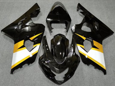 Shop 2004-2005 Suzuki GSXR 600 / GSXR 750 Motorcycle Fairings - Glossy Black Yellow White Canada