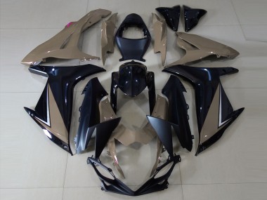 Shop 2011-2024 Suzuki GSXR 600 / GSXR 750 Motorcycle Fairings - Grey Glossy Black Matte Black Canada