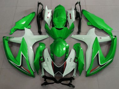 Shop 2008-2010 Suzuki GSXR 600 / GSXR 750 Motorcycle Fairings - White Green Black Red Canada