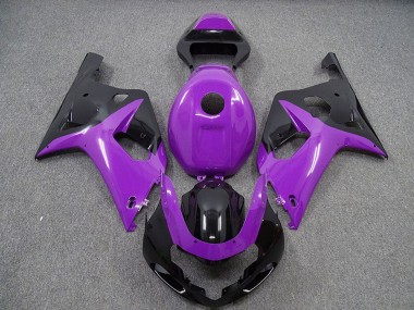 Shop 2001-2003 Suzuki GSXR 600 / GSXR 750 Motorcycle Fairings - Purple Glossy Black Canada