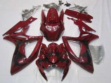 Shop 2006-2007 Suzuki GSXR 600 / GSXR 750 Motorcycle Fairings - Maroon Red Canada