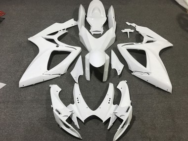 Shop 2006-2007 Suzuki GSXR 600 / GSXR 750 Motorcycle Fairings - White Canada