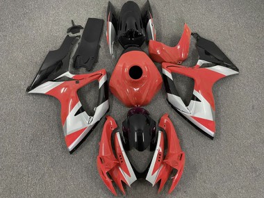 Shop 2006-2007 Suzuki GSXR 600 / GSXR 750 Motorcycle Fairings - Red Silver Black Canada