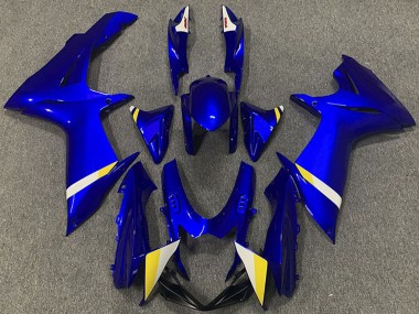 Shop 2011-2024 Suzuki GSXR 600 / GSXR 750 Abs Motorcycle Fairings - Blue White Yellow Canada