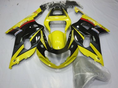 Shop 2001-2003 Suzuki GSXR 600 / GSXR 750 Motorcycle Fairings - Yellow Grey Glossy Black Canada