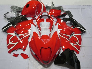 Shop 1996-2007 Suzuki GSXR 1300 Motorcycle Fairings - Red White Black Canada