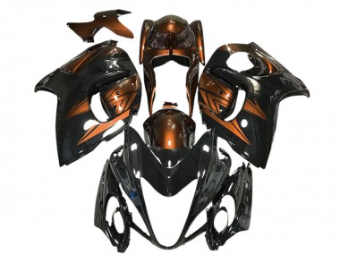 Shop 2008-2020 Suzuki GSXR 1300 Motorcycle Fairings - Glossy Black and Deep Orange Canada