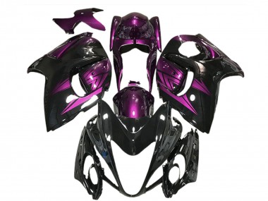 Shop 2008-2020 Suzuki GSXR 1300 Motorcycle Fairings - Glossy Black and Deep Purple Canada