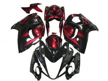 Shop 2008-2020 Suzuki GSXR 1300 Motorcycle Fairings - Glossy Black and Deep Red Canada