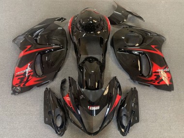 Shop 2008-2020 Suzuki GSXR 1300 Motorcycle Fairings - Glossy Black with Red Logo Canada