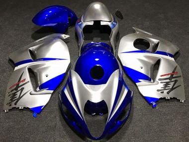 Shop 1996-2007 Suzuki GSXR 1300 Motorcycle Fairings - Silver Blue Canada