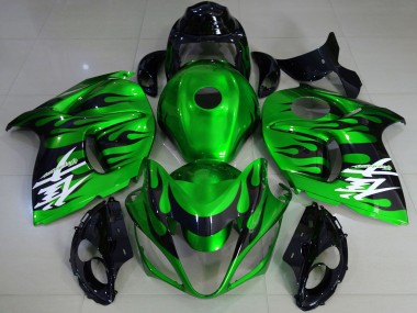 Shop 2008-2020 Suzuki GSXR 1300 Motorcycle Fairings - Glossy Green Black Canada