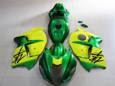 Shop 1996-2007 Suzuki GSXR 1300 Motorcycle Fairings - Green and Yellow Canada