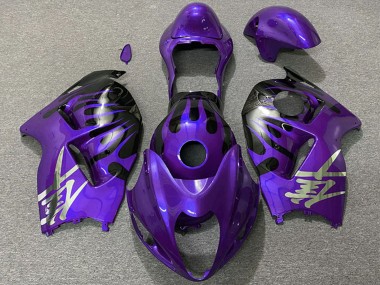 Shop 1996-2007 Suzuki GSXR 1300 Motorcycle Fairings - Purple and Black Canada