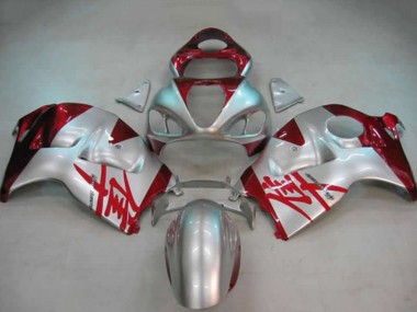 Shop 1996-2007 Suzuki GSXR 1300 Motorcycle Fairings - Silver Red Canada