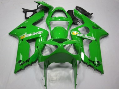 Shop 2003-2004 Kawasaki ZX6R Motorcycle Fairings - Green OEM Style Canada