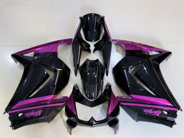 Shop 2008-2012 Kawasaki Ninja 250 Motorcycle Fairings - Glossy Black Purple Canada