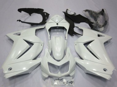Shop 2008-2012 Kawasaki Ninja 250 Motorcycle Fairings - Glossy White Canada
