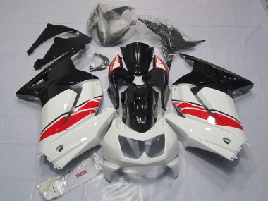 Shop 2008-2012 Kawasaki Ninja 250 Motorcycle Fairings - White Red Glossy Black Yama Style Canada