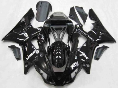 Shop 2000-2001 Yamaha R1 Motorcycle Fairings - Glossy Black White Canada