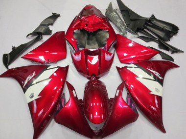 Shop 2012-2014 Yamaha R1 Motorcycle Fairings - Red White Canada