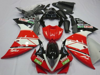 Shop 2012-2014 Yamaha R1 Motorcycle Fairings - Red White Black Fimer Canada
