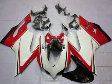 Shop 2011-2014 Ducati 899 1199 Motorcycle Fairings - White Red Green Glossy Black Canada