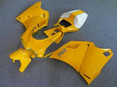 Shop 1993-2005 Ducati 748 Motorcycle Fairings - White Yellow Canada