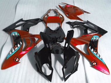 Shop 2017-2018 BMW S1000RR Motorcycle Fairings - Red Glossy Black Shark Canada