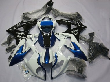 Shop 2015-2016 BMW S1000RR Motorcycle Fairing - White Blue Glossy Black Canada
