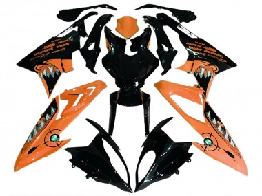 Shop 2015-2016 BMW S1000RR Motorcycle Fairings - Orange Glossy Black Shark Canada