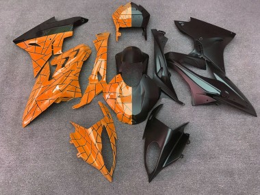 Shop 2015-2016 BMW S1000RR Motorcycle Fairings - Orange Matte Black Split Canada