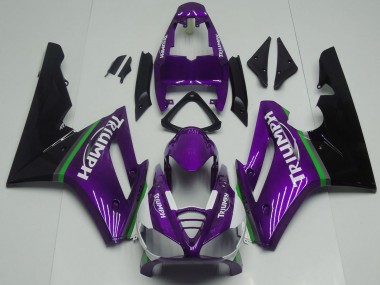 Shop 2009-2012 Triumph Daytona 675 Motorcycle Fairings - Purple Green Glossy Black Canada
