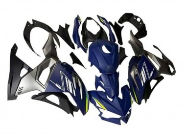Shop 2024-2025 Kawasaki Ninja 500 EX500R Motorcycle Fairings - Blue White Yellow Silver Black Canada
