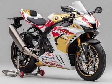 Shop 2020-2023 Honda CBR1000RR-R Motorcycle Fairing - White Red Gold Motul Canada