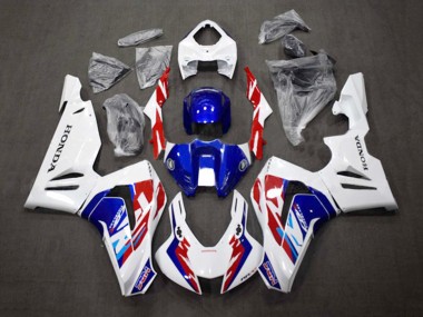 Shop 2020-2023 Honda CBR1000RR-R Motorcycle Fairing Kits - White Red Blue HRC Canada