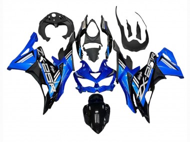 Shop 2019-2025 Kawasaki ZX25R ZX-25R Motorcycle Fairings - Blue White Matte Black Canada