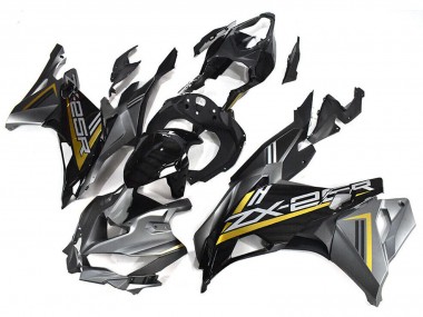 Shop 2019-2025 Kawasaki ZX25R ZX-25R Motorcycle Fairings - Grey Gold Glossy Black Canada