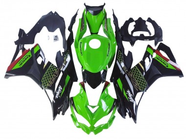 Shop 2019-2025 Kawasaki ZX25R ZX-25R Motorcycle Fairings - Green Black Red Honeycomb Canada