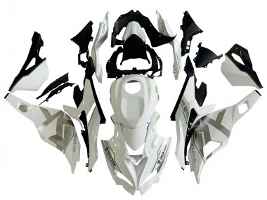 Shop 2019-2025 Kawasaki ZX25R ZX-25R Motorcycle Fairings - White Silver Green Black Trick Star Canada