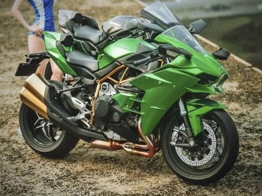 Shop 2015-2022 Kawasaki Ninja H2 Motorcycle Fairings - Green Canada