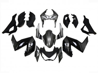 Shop 2015-2016 Kawasaki Z250/Z300 Motorcycle Fairings - Glossy Black Grey Canada