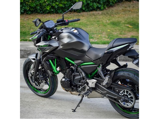 2020-2025 Kawasaki Ninja Z650 Motorcycle Fairings - Black Green Canada