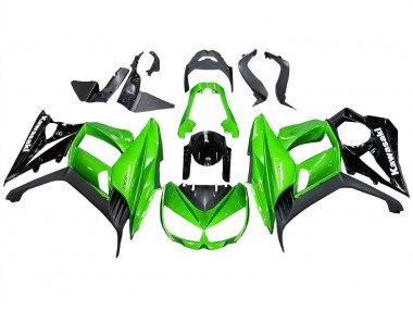 Shop 2010-2016 Kawasaki Z1000SX Motorcycle Fairings - Glossy Black Matte Black Green Canada